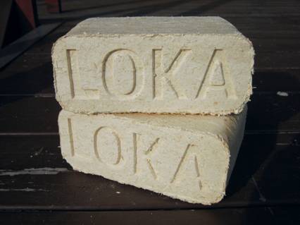 Biobrændsel - LOKA briketten